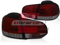 VW GOLF 6 - LED stražnja svjetla LedBar LED žmigavci (crvena/smoke)