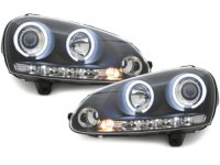 VW Golf V Neon Eyes CCFL prednja svjetla farovi / crna DECTANE