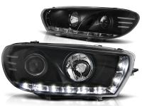 VW SCIROCCO 2008-04.2014 Prednja svjetla LED DayLight (crna) farovi