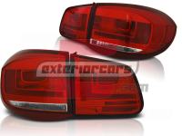 VW TIGUAN (07-11) - LED stražnja svjetla LedBar (crvena/kristal)