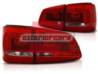 VW TOURAN (10-15) - LED stražnja svjetla (crvena/kristal)