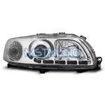 Žarometi Volvo S60/V70 00-04 LED DRL dnevne krom