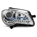 Žarometi VW Touran 06-10 LED osvetlitev krom