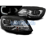 Žarometi VW Touran 10- LED DRL dnevne črni