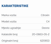 Citroen C4 farovi-novi