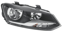 FAR VW POLO 09- DX H7+H7 BEZ MOTORA KROM LAJSNA