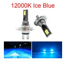 H4 2 Led žarulje za motor/auto 12000K Ice Blue