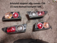 kristalni štopovi alfa romeo 156