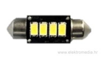 LED ŽARULJA Festoon CAN-BUS 4SMD (5630) 36mm