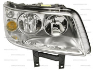 PREDNJI FAR VW TRANSPORTER PREDNJI FAR [T5] H7/H1 [-2009] DEPO *NOVO*