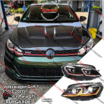 VW GOLF 7 7, 5 GTI DIZAJN FAROVI KROM (2013-2017)
