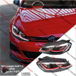 VW GOLF 7.5 7, 5 GTI DIZAJN FAROVI KROM (2017-2020)