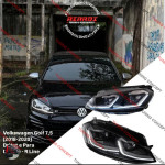 VW GOLF 7.5 7, 5 R DIZAJN FAROVI KROM (2017-2020)