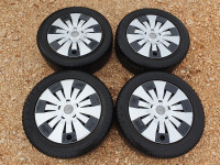 Audi čelične felge 16" 5×112+gume+ratkape, A3 8V