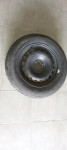 Čelična felga i guma brigstone 195/65 R15 i  rupe 4x100, 1 kom.