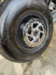 Čelična felga "KVAD" 2 kom , gume  225 55 - 8