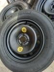 Čelična felga Renault 15" 4x100 , rezervna Michelin 195 65 15