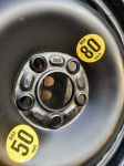 Čelična felga, rezervni, 16" 5x108 FORD Galaxy 6,5J ET 50, 215 60 16