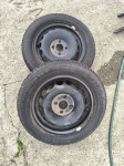 Čelične felge 14'' rupe 4x100, 2 kom. Sa gumama