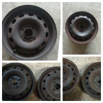 Čelične felge 14 i 15" više vrsta po komadu