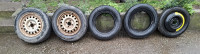 Čelične felge 14'' + 2x Gume 13 + rez. Kotač