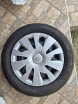 Čelične felge 15'' rupe 4x100, 4 kom. Sa odličnim ljetnim gumama