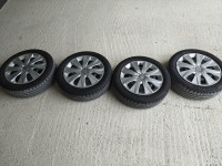 Peugeot i dr. čelične felge 15'' rupe 4x100, ratkape i gume