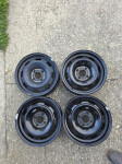 Čelične felge 15'' rupe 4x108, 4 kom.