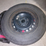 Čelične felge+zimske gume 15'' rupe 5, 4 kom.