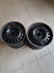 Čelične felge 15'' rupe 5, 4 kom.