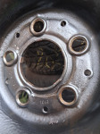 Čelične felge 15'' rupe 5x112, 4 kom. Mercedes 190, 124, 185 65 15 zim