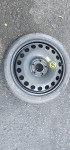 Čelične felge rezervni kotač opel  16'' rupe 5x100, 1 kom.
