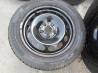 Čelične felge 16'' rupe 5x112, 4 kom.Orginal VW/+ gume 205/55/16 zimse