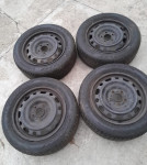 Čelične felge 16'' rupe 5x114.3 sa zimskim gumama Original Mazda