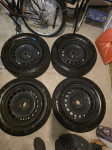 Čelične felge 16'' VW 5x112 + Conti zimske gume