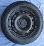 Čelične felge +guma 15'' rupe 5x100, 4 kom.