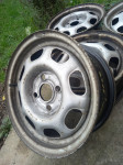 Čelične felge Wv, Škoda, Sea 13" 4x100 , 5,5J ET 38, 4 kom gume razne