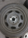 Čelične felge za smart  sa zimskim gumama 15'' rupe 3x112, 4 kom.