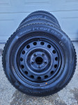 Čelične felge +zimske gume 195/65 15,kia,Hyundai 5x114.3,