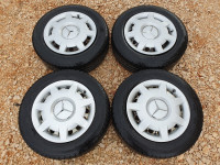 Mercedes čelične felge 16" 5×112+gume DOT 2722+ratkape, Vito