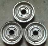 Mini Moris felge 10'' rupe 4, 2 kom. (nisu za prikolice)