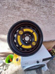 PORSCHE..rezervni kotač.Čelične felge 18'' rupe 5x130, 1 kom.