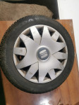 **AKCIJA** Seat, VW, Škoda kotači (felge +zimske gume) 195/55-15