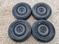 VW čelične felge 15" 5×112+z. gume, Škoda, Seat, VW, Audi