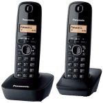 Panasonic Telefon bežični, sa dvije slušalice, 1.4" LCD display - KX-T