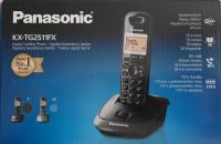 PANASONIC telefon bežični KX-TG2511FXT crni - NOVO ZAPAKIRANO