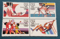 AMERIKA USA, ZRAČNA POŠTA, OLIMPISKE IGRE, OLYMPICS 1984.
