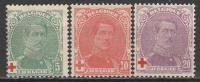 Belgija - Crveni križ - Set od 3 - Mi 107~109 - 1914