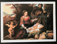 BENIN, BLOK, 1996, UMJETNOST, BOŽIĆ, MURILLO