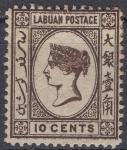 Britanske kolonije / Labuan - Definitiv - 10 c - Mi 43 - 1894